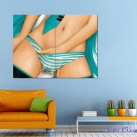 anime woman wet panties photo