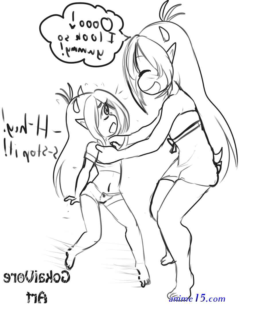 girls vore comics art