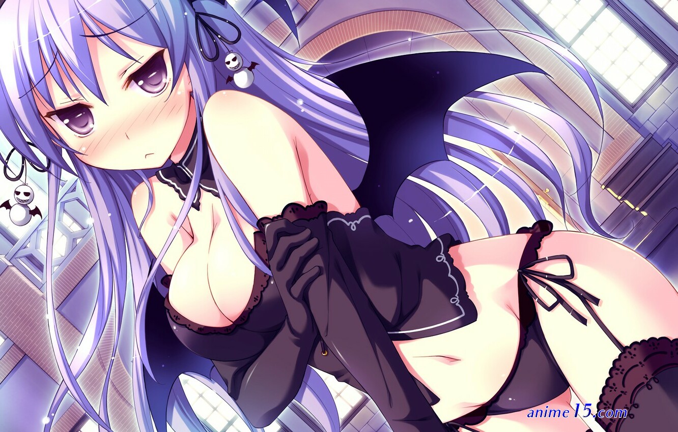 anime girl nude panties