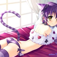anime girl nude panties