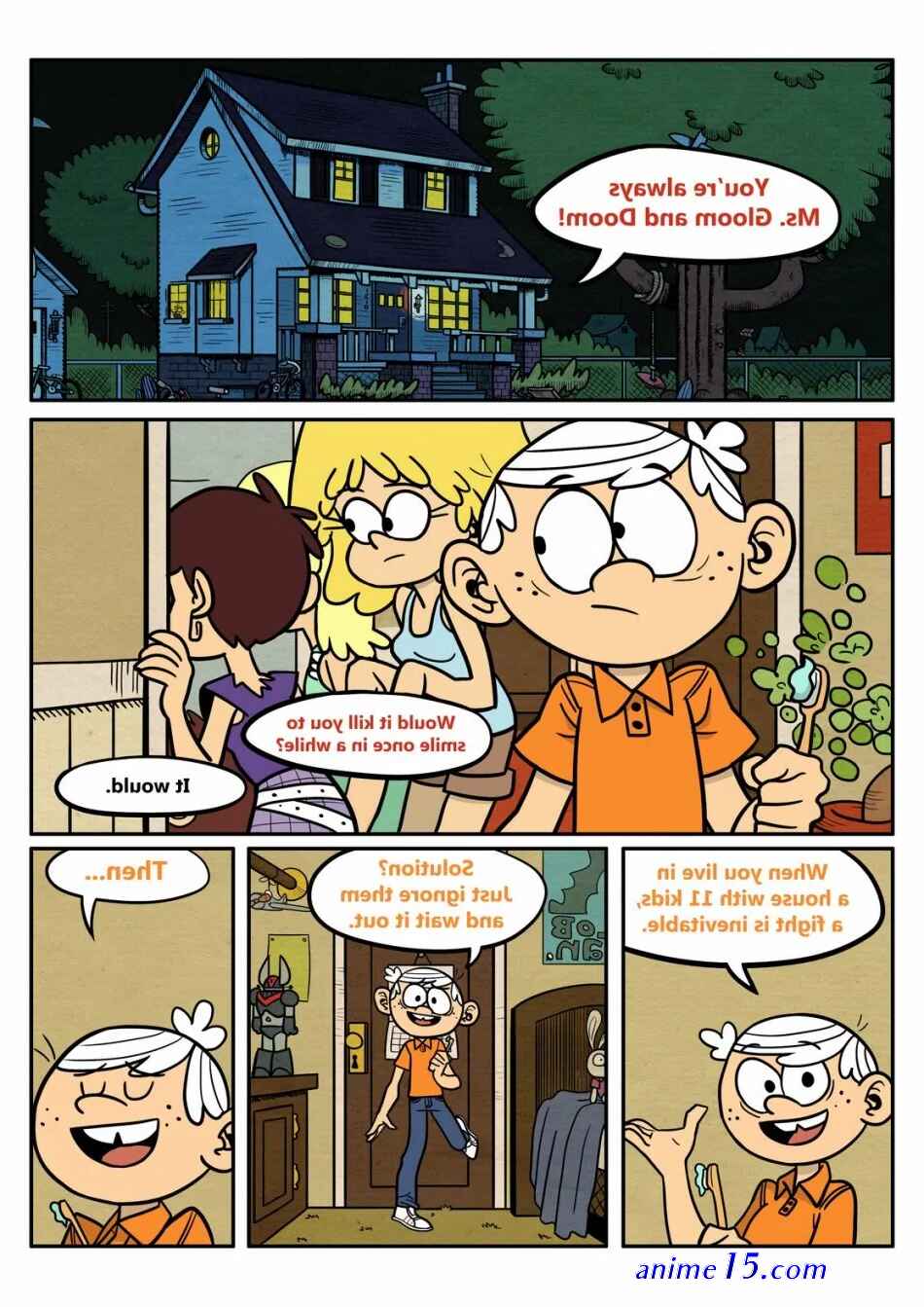 loud house anime comic sex lingcin and sam maultpron