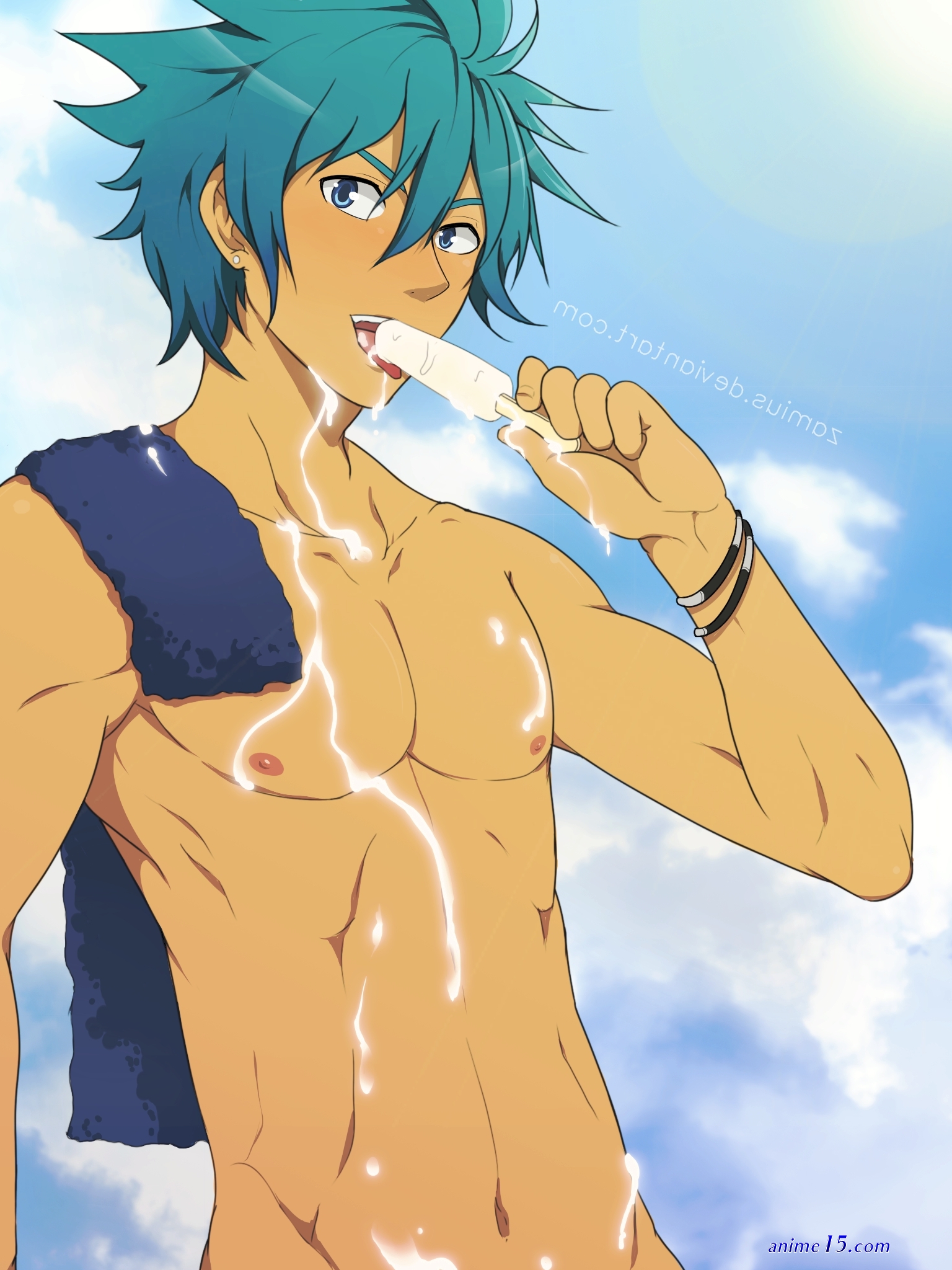 nude boy anime