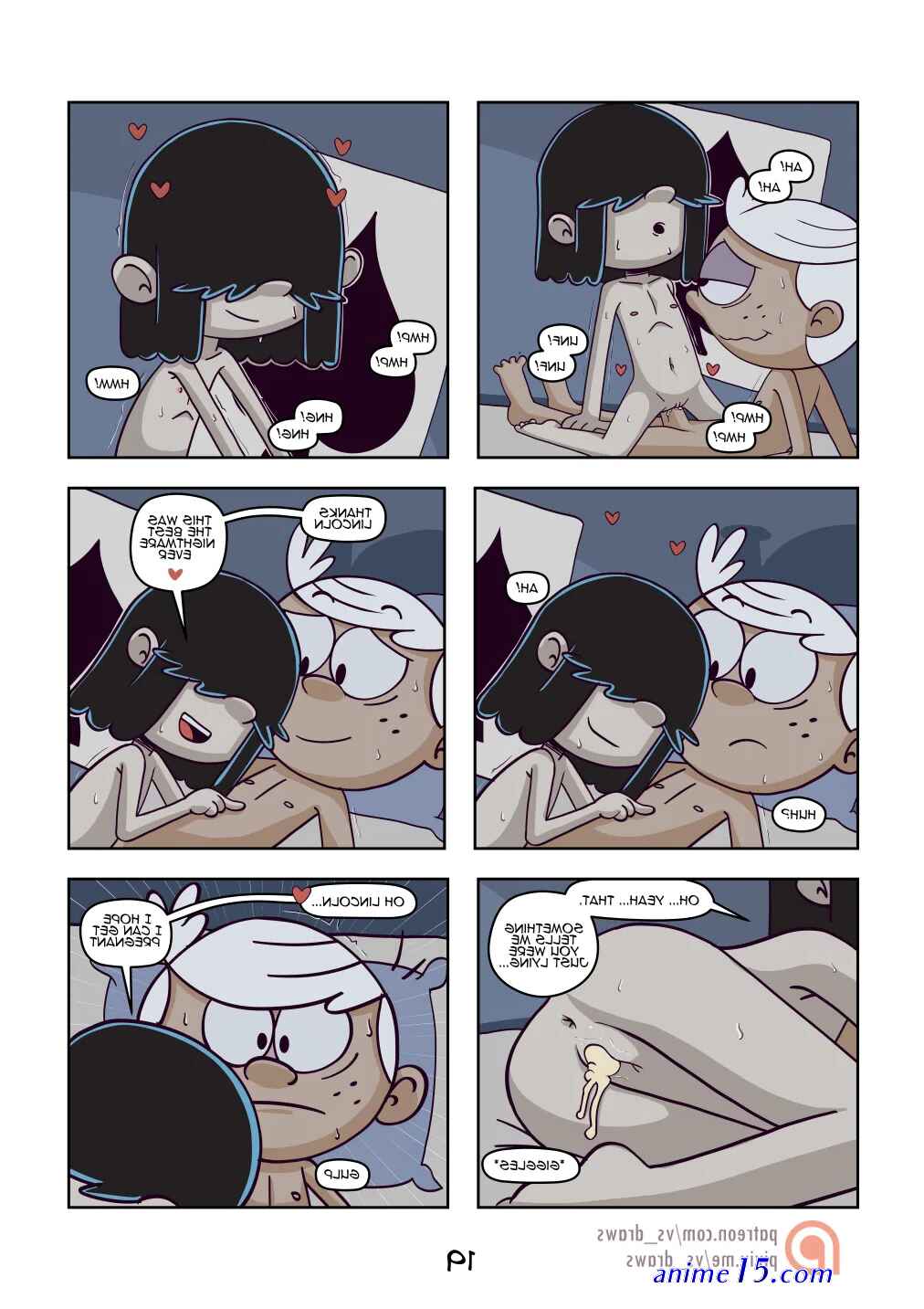 loud house anime comic sex lingcin and sam maultpron