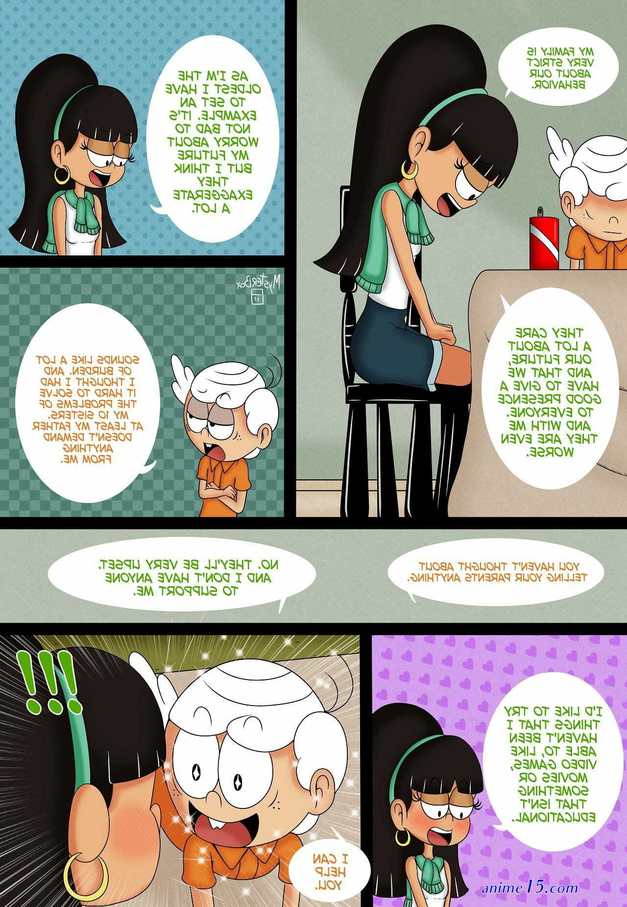 loud house anime comic sex lingcin and sam maultpron