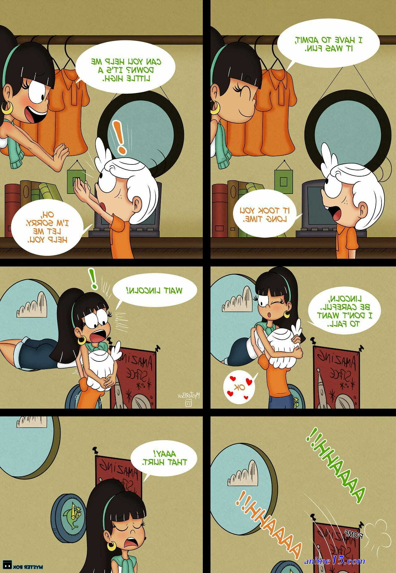loud house anime comic sex lingcin and sam maultpron