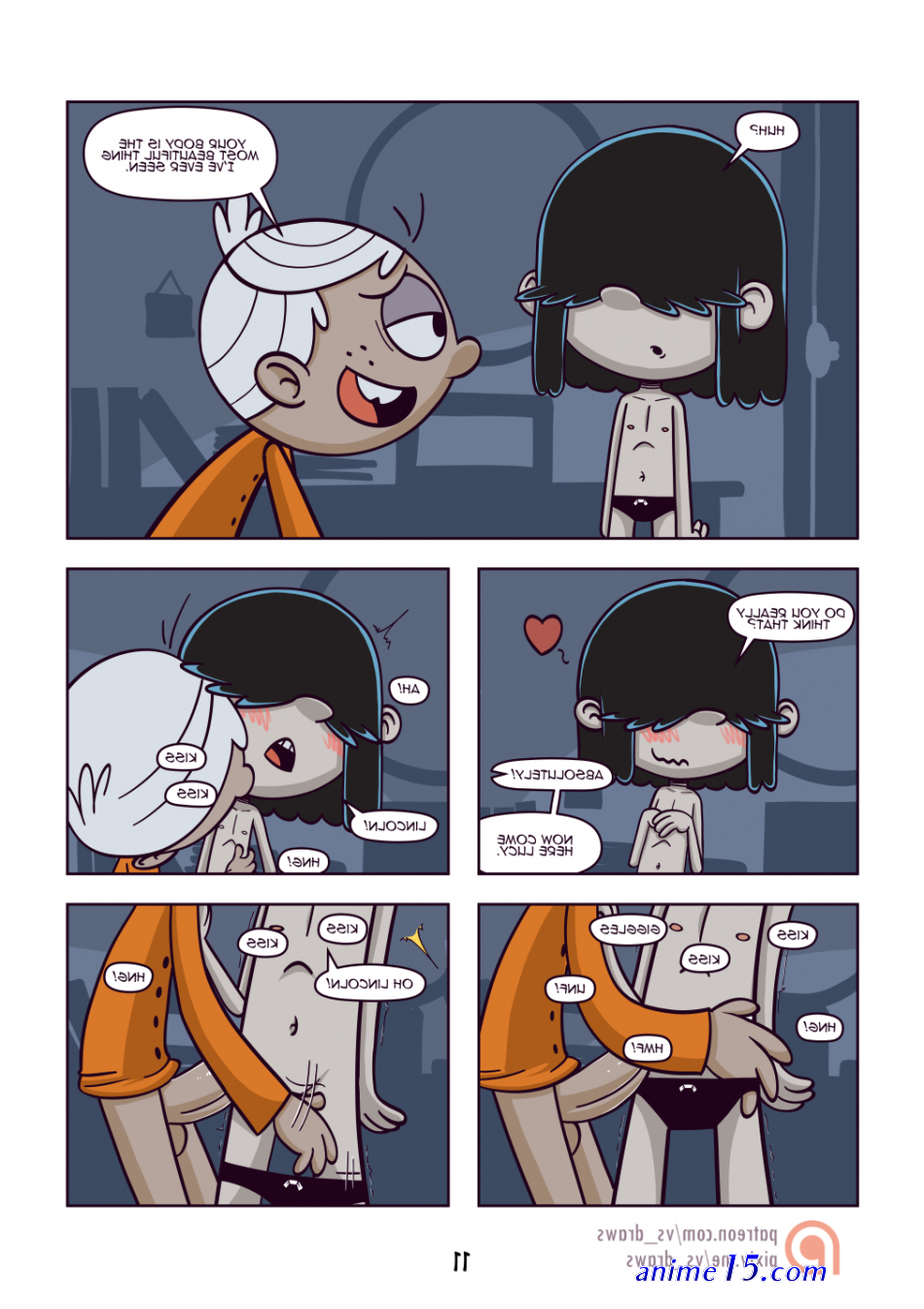 loud house anime comic sex lingcin and sam maultpron