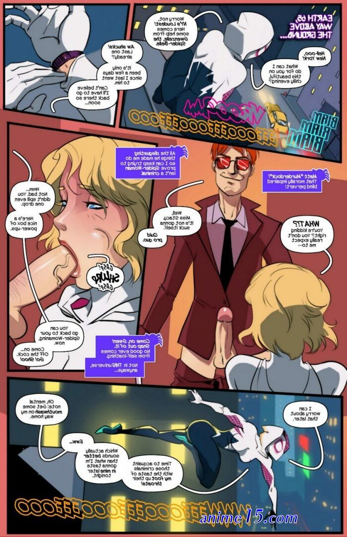 anime gwen hentie comic