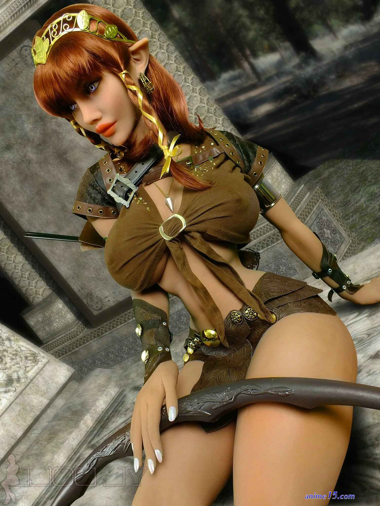 medium tits anime