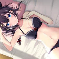 anime girl nude panties