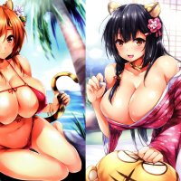 comics of girls with big breasts in bikinis