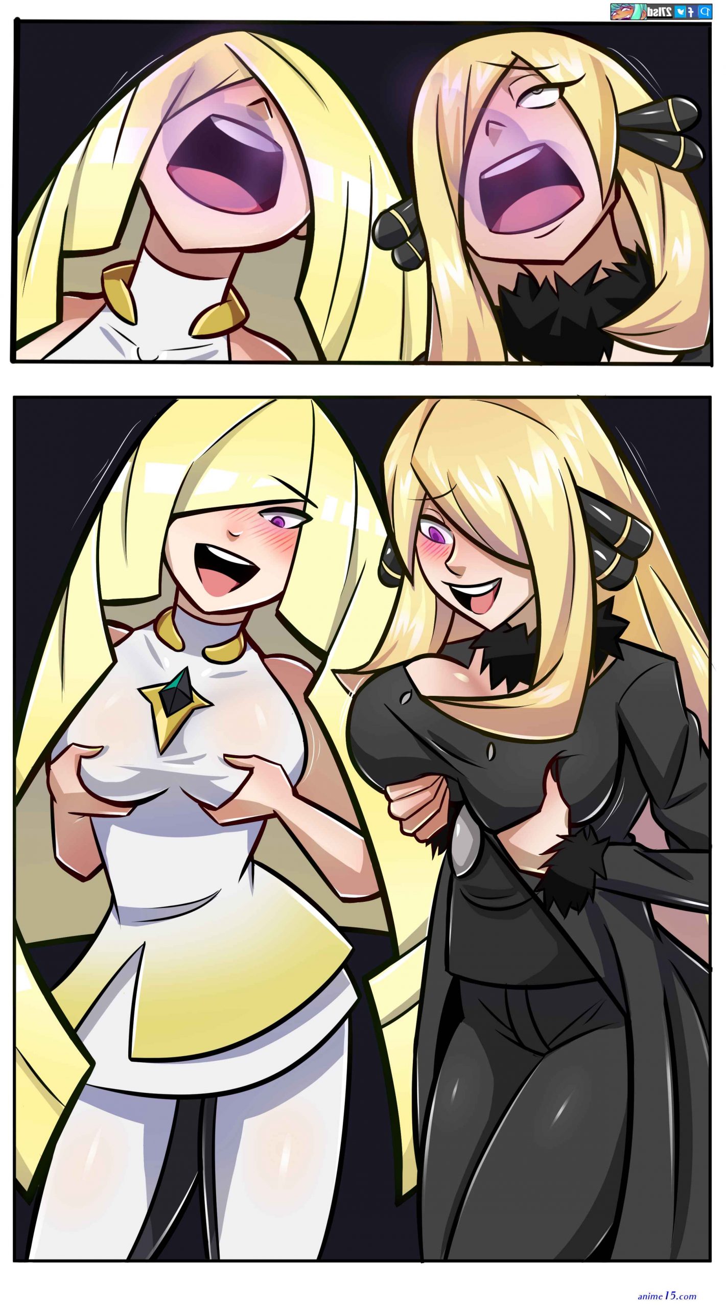 pokemon porn cynthia x dawn comics