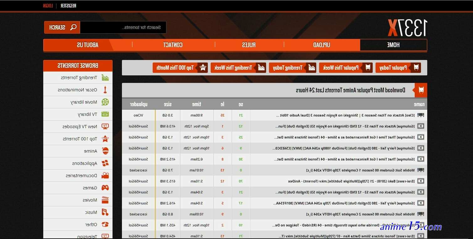 animes torrent online