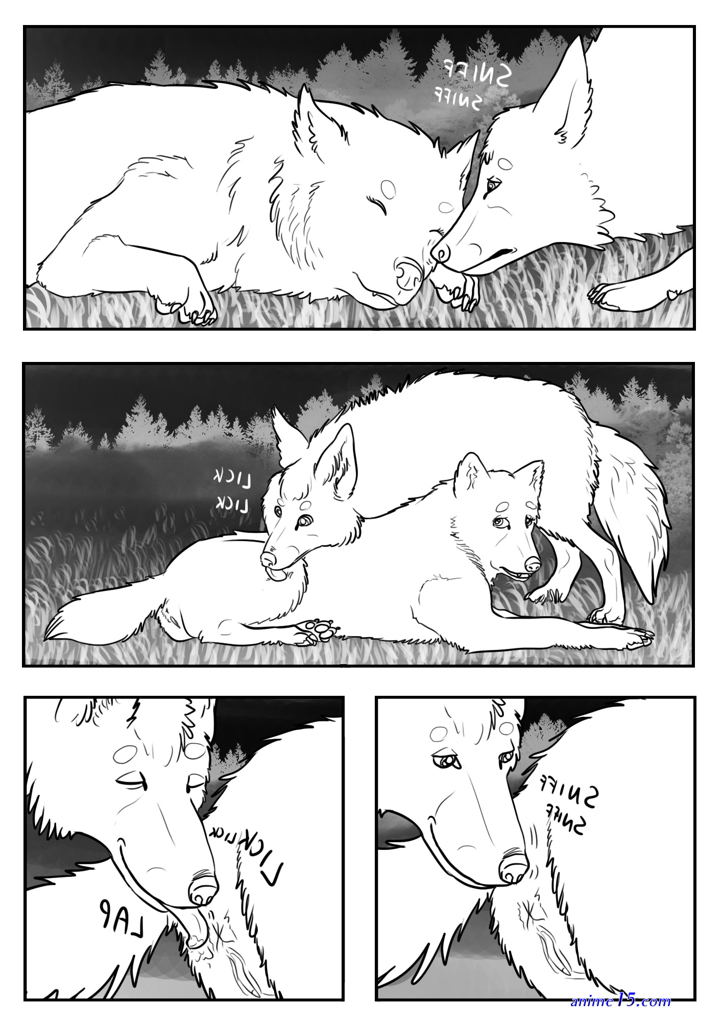 feral wolf anime porn comic