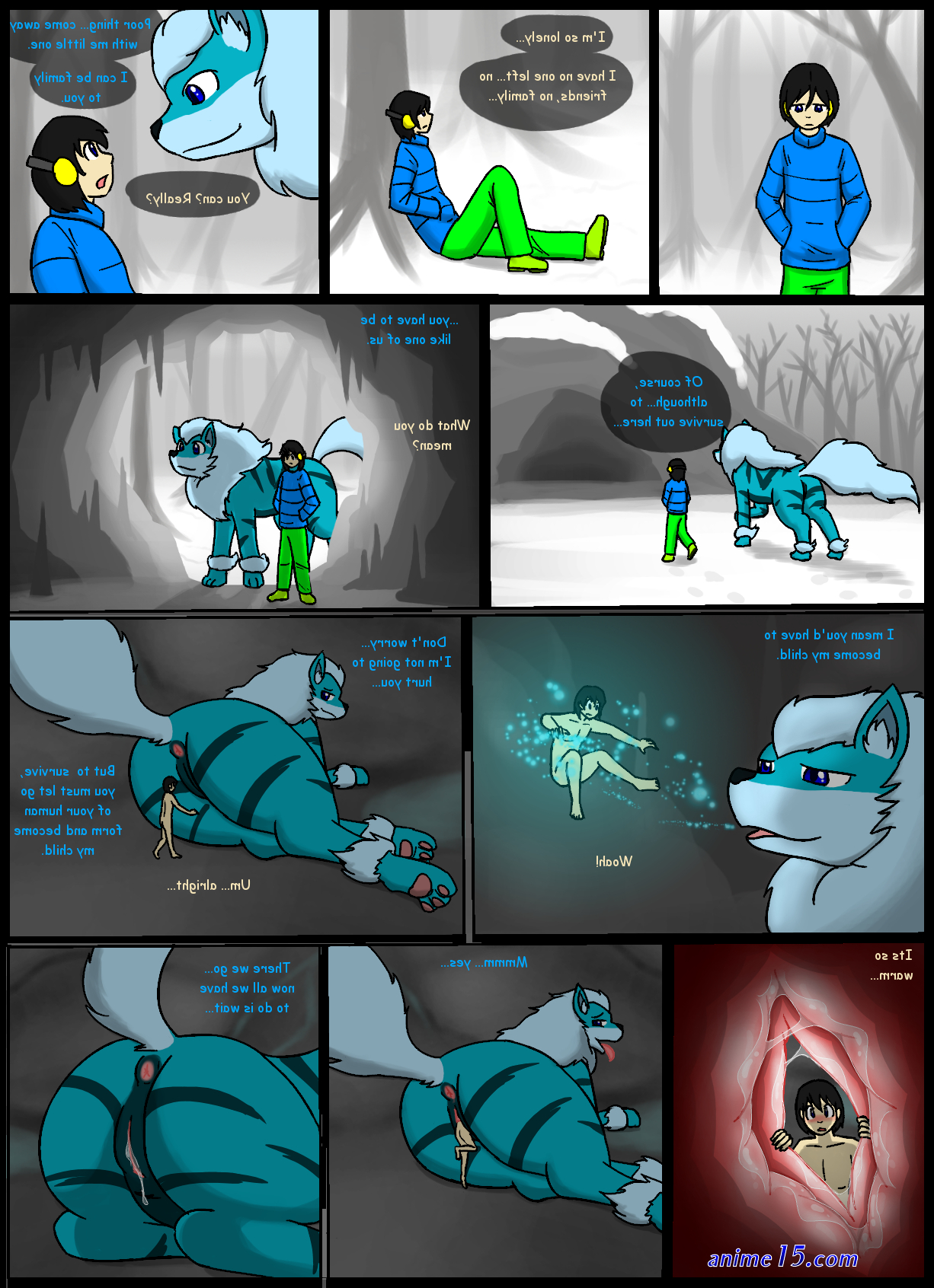 feral wolf anime porn comic