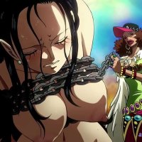 anime namiand robin and hancock oiled asses pic