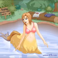 transformation porn anime girl in a bikini