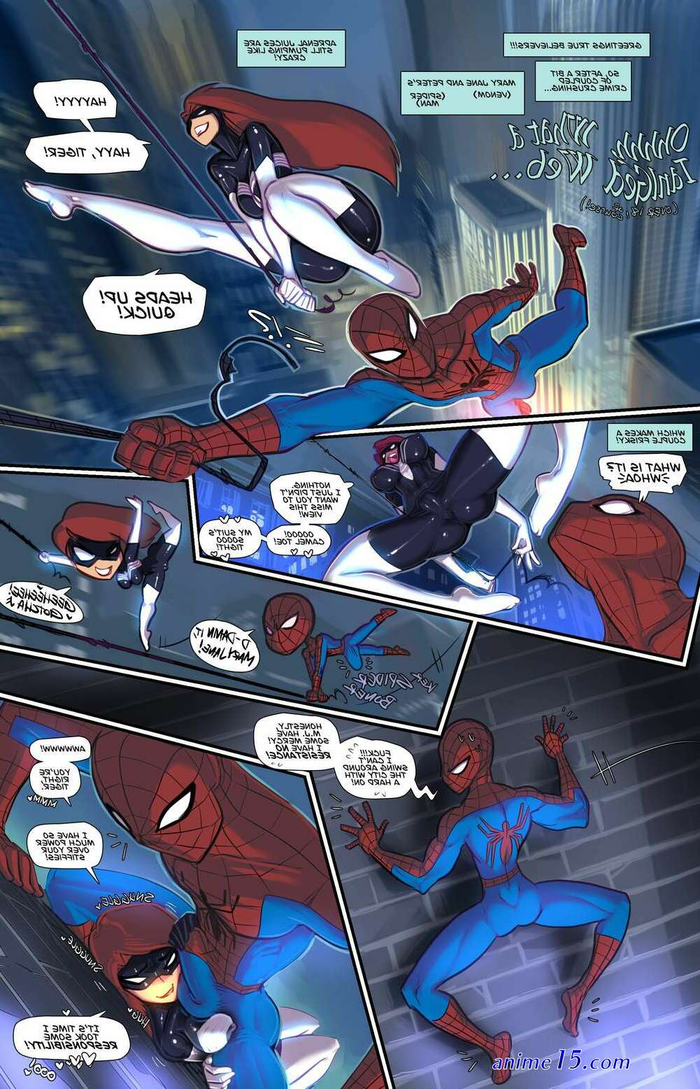 spiderman sex comics