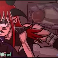 anime pink girl devil porn