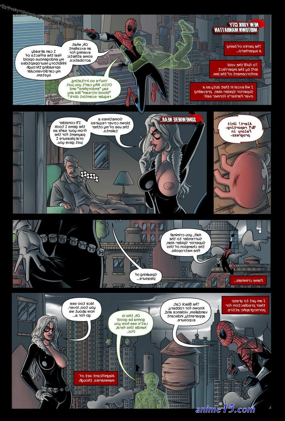 spiderman sex comics