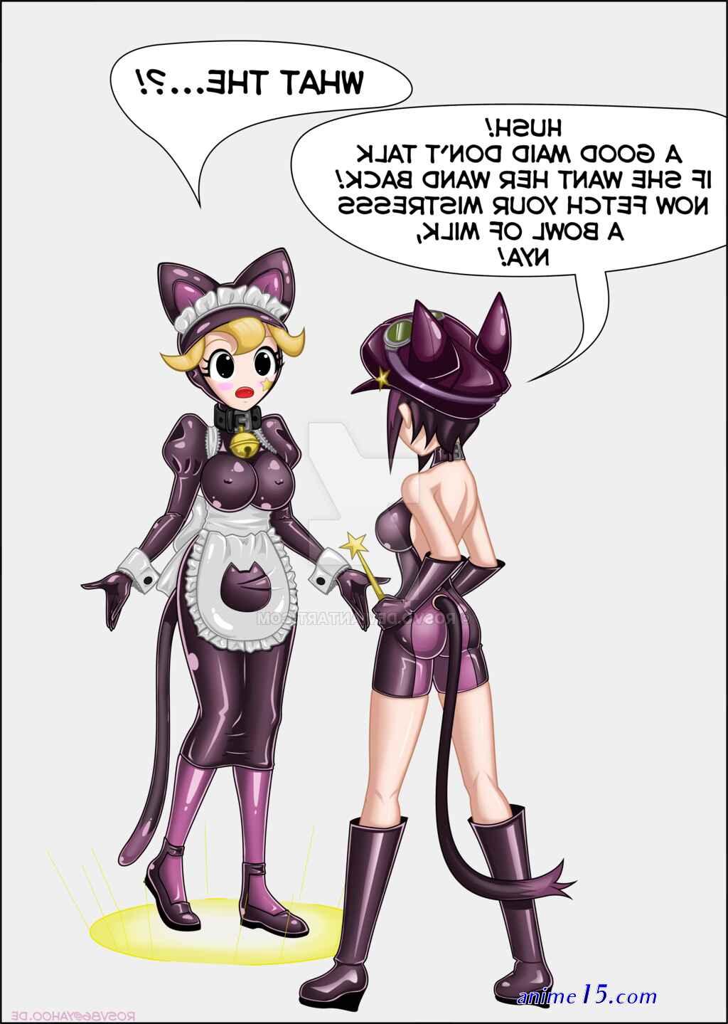 anime latex bondage pet story