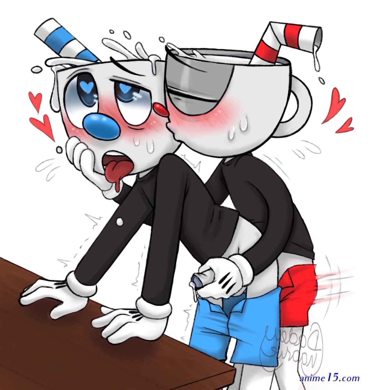 comics porn cuphead mugman