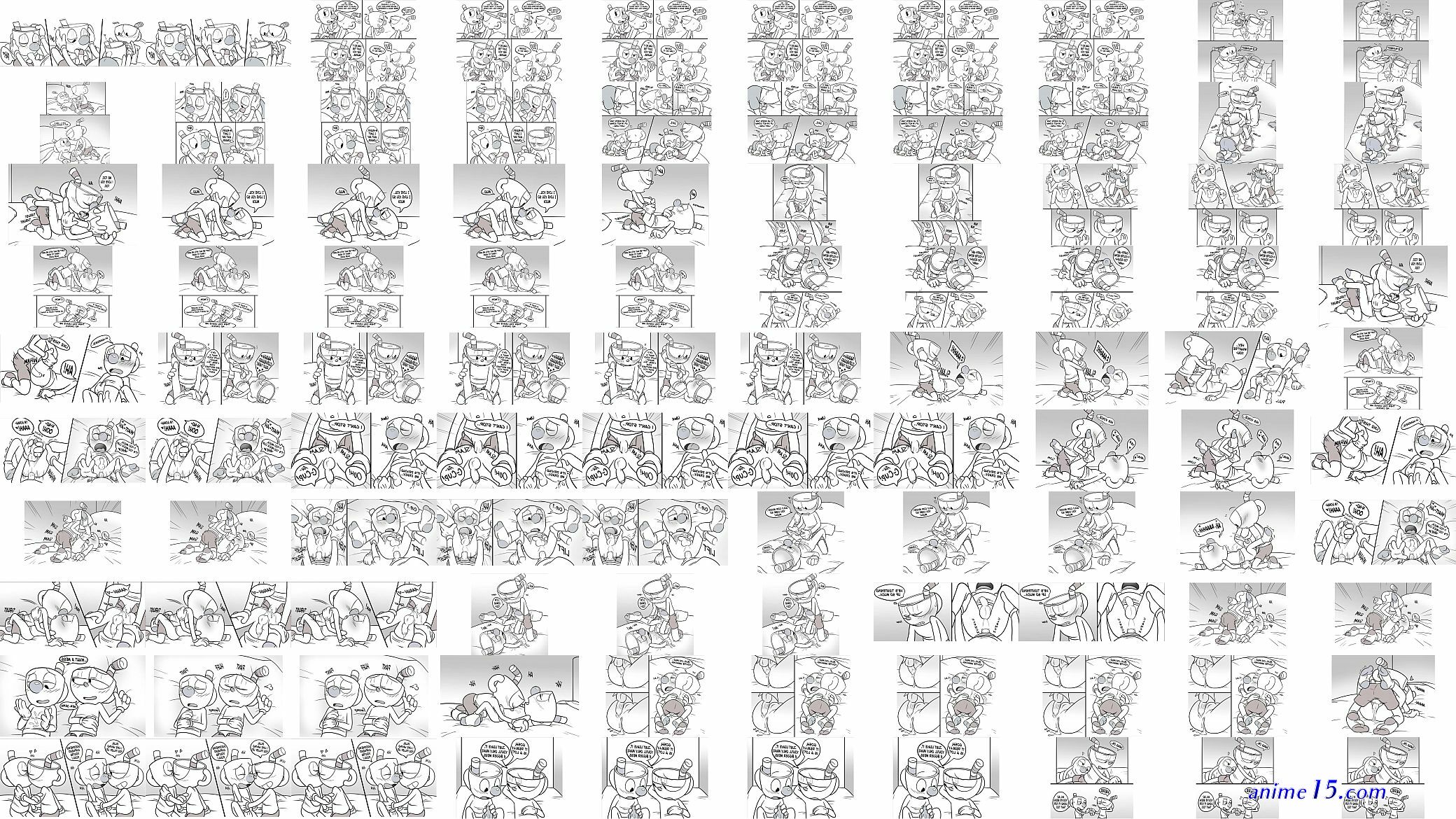 comics porn cuphead mugman