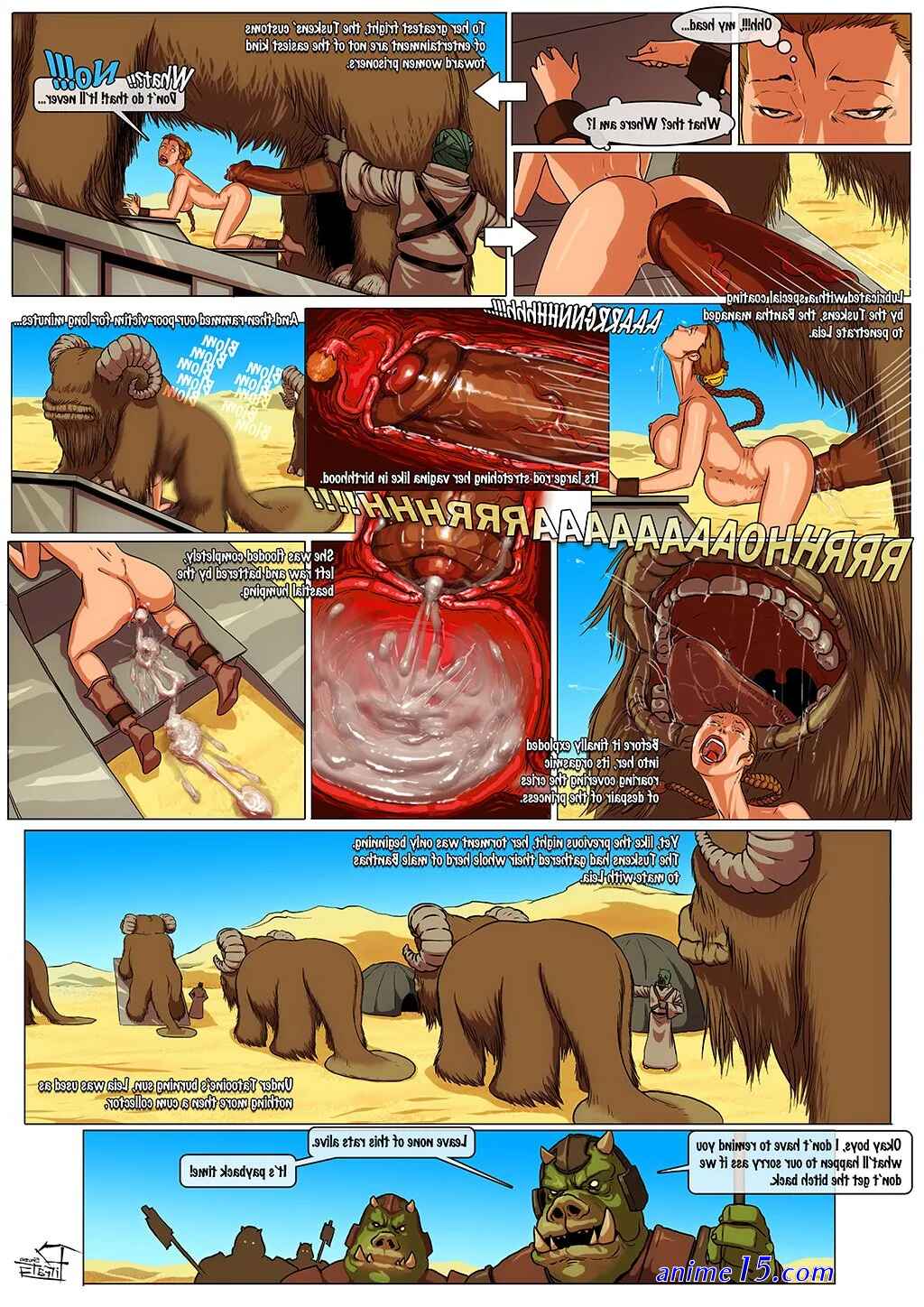star wars porn comics