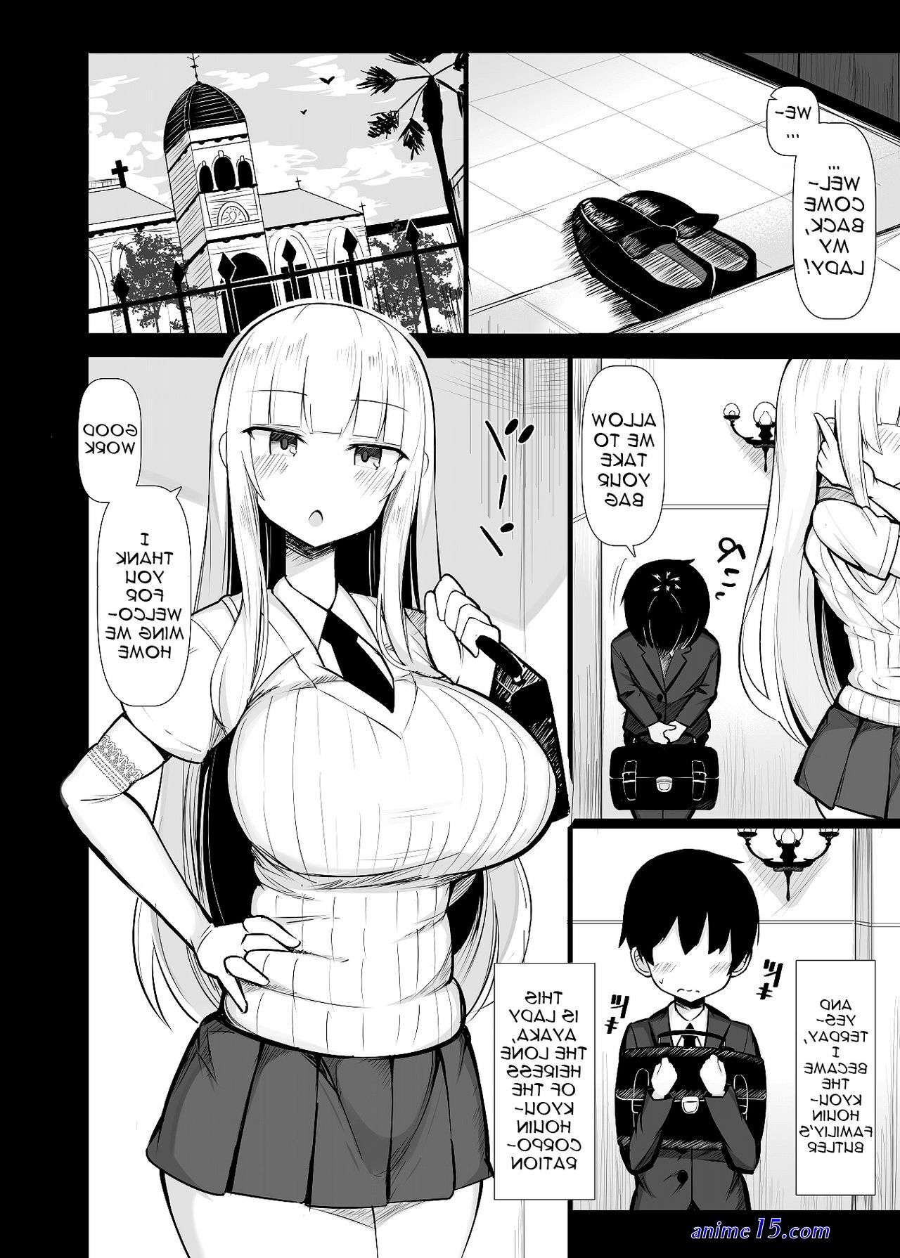 ojou sama butler hentai