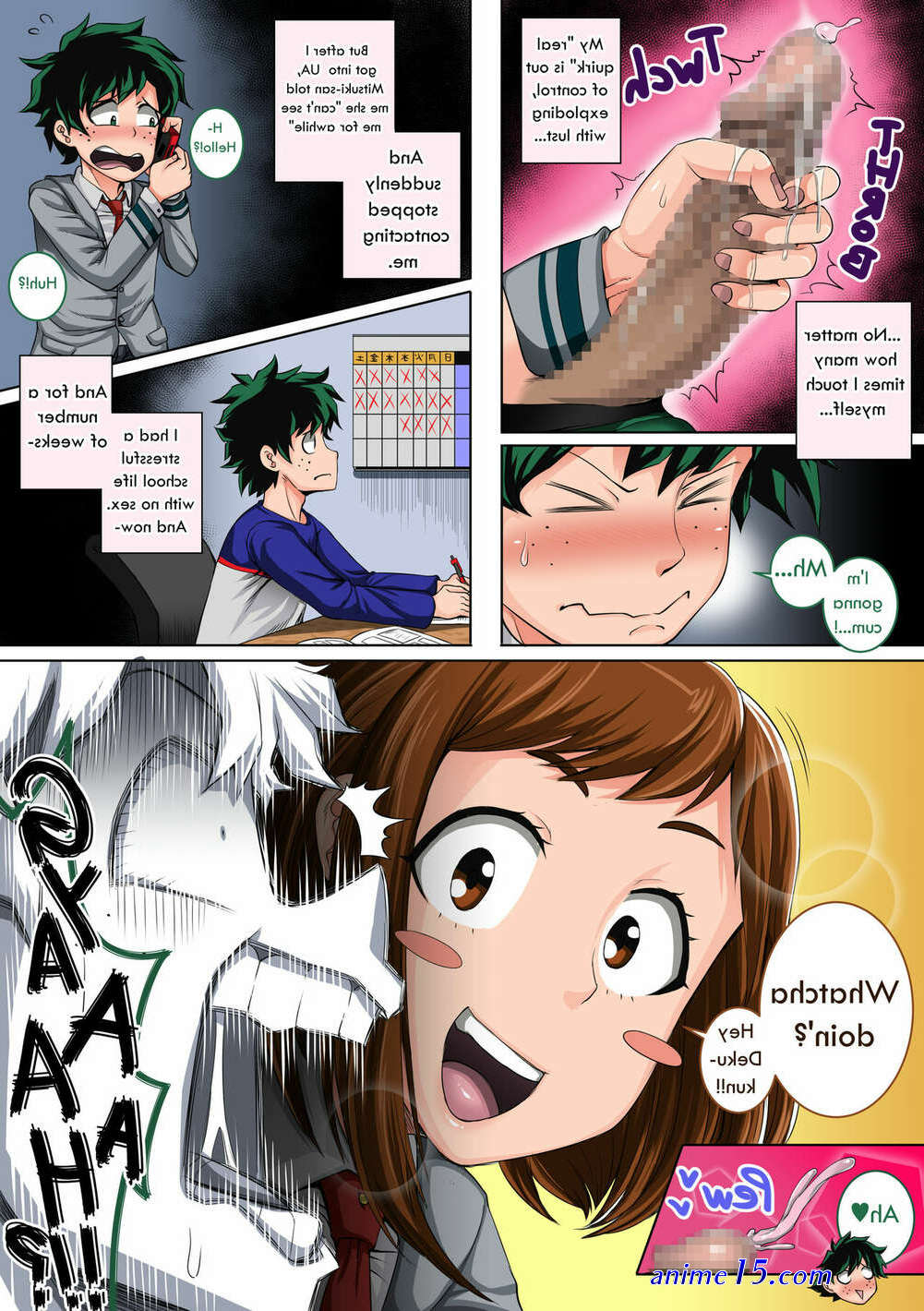my hero porn comics