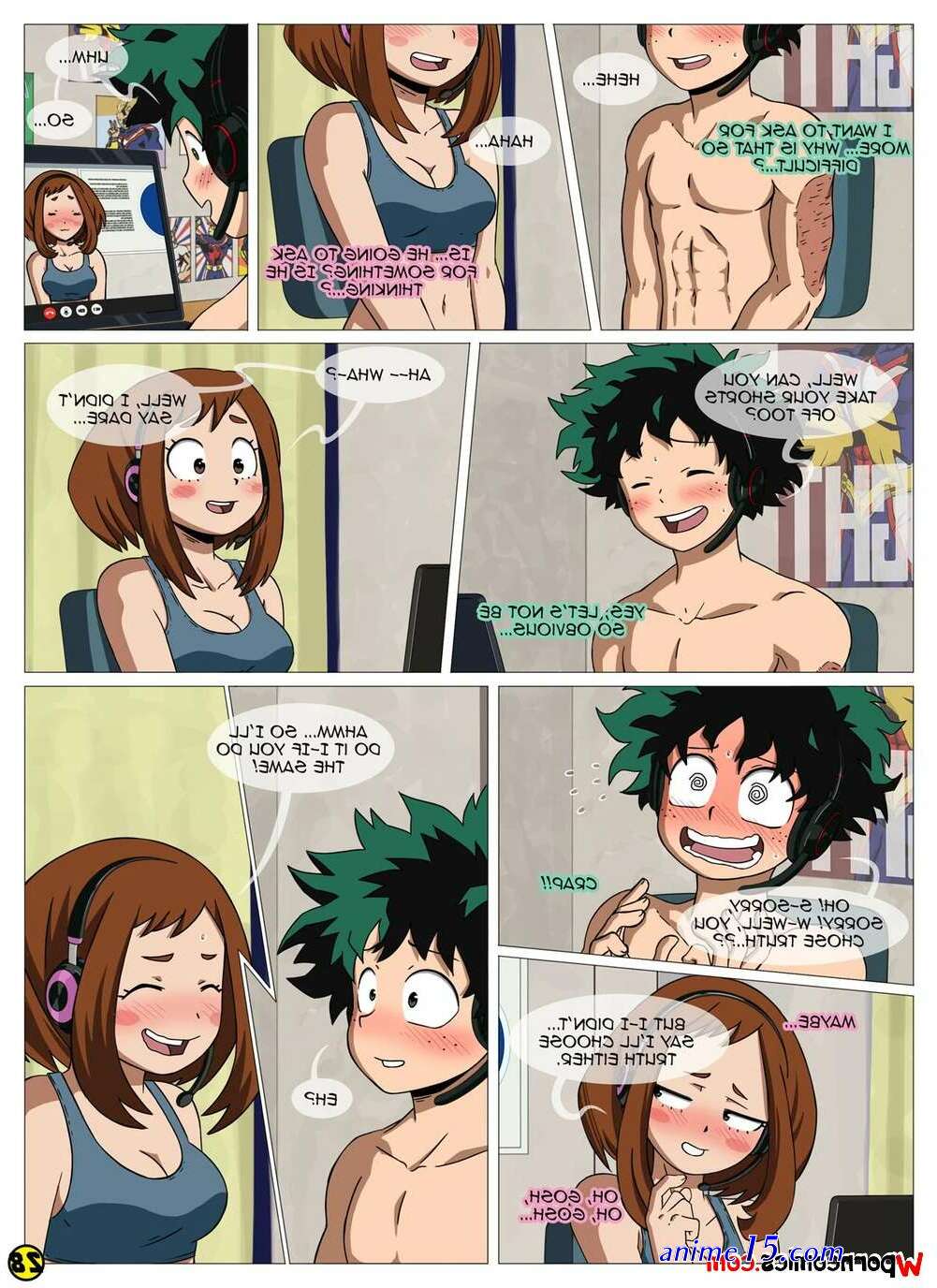 my hero porn comics