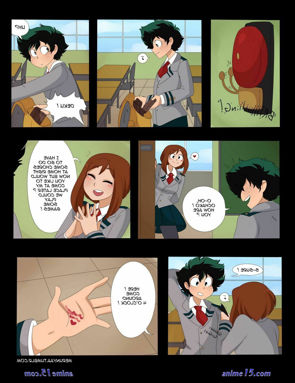 sexe uraraka big ass comic