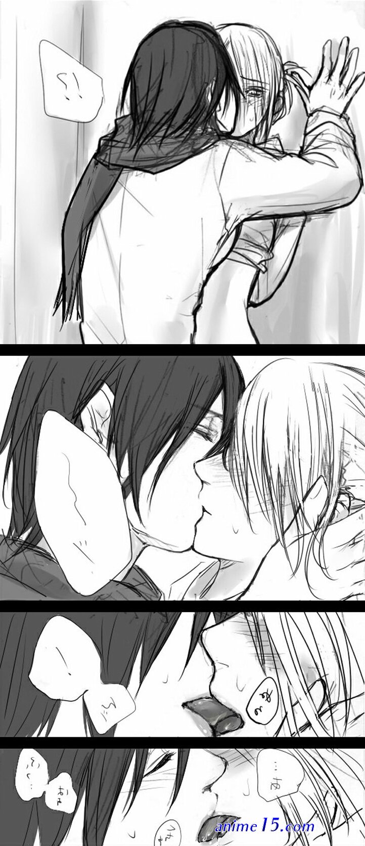 attack on titan hentai comics