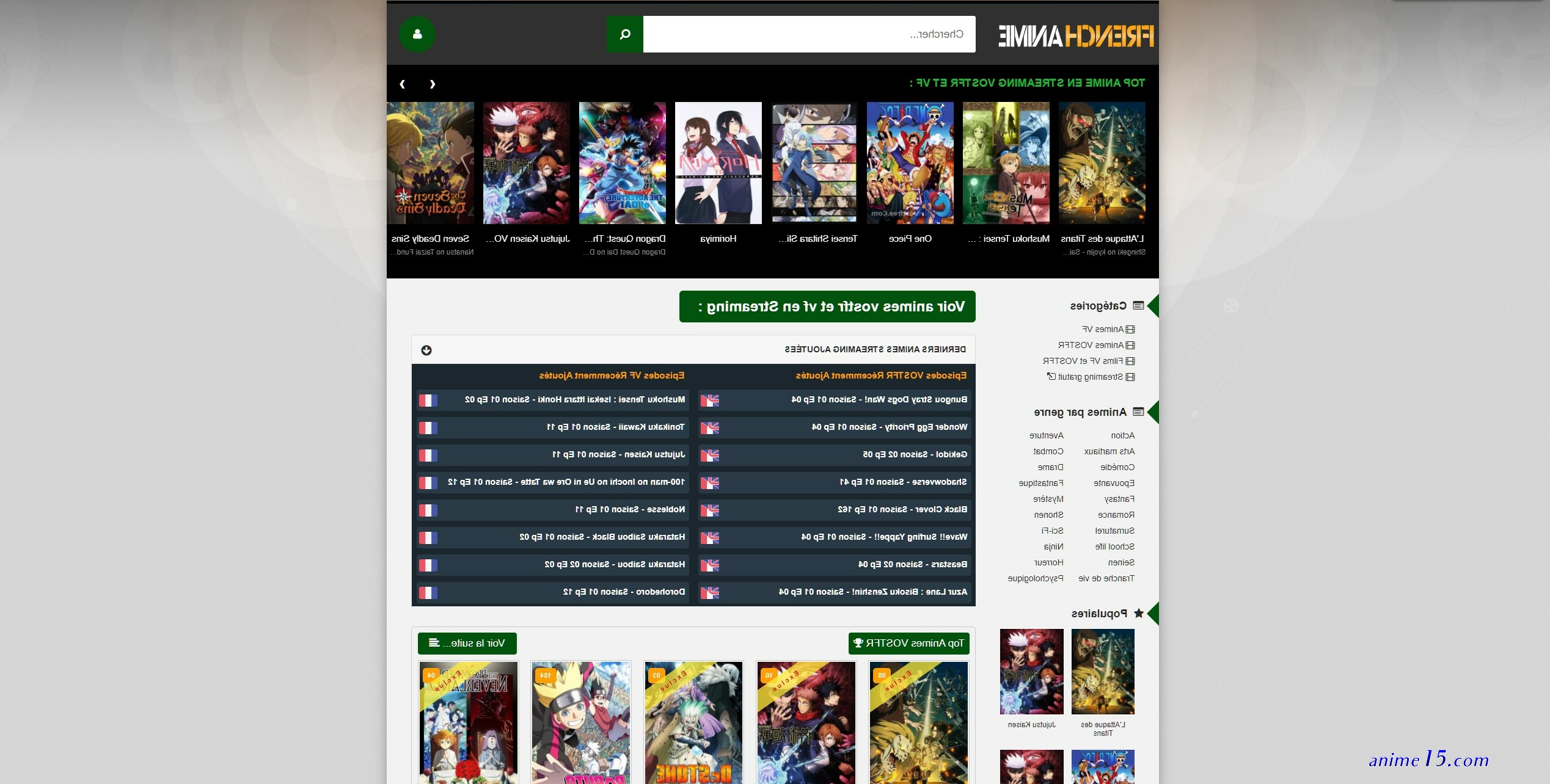 french anime vf