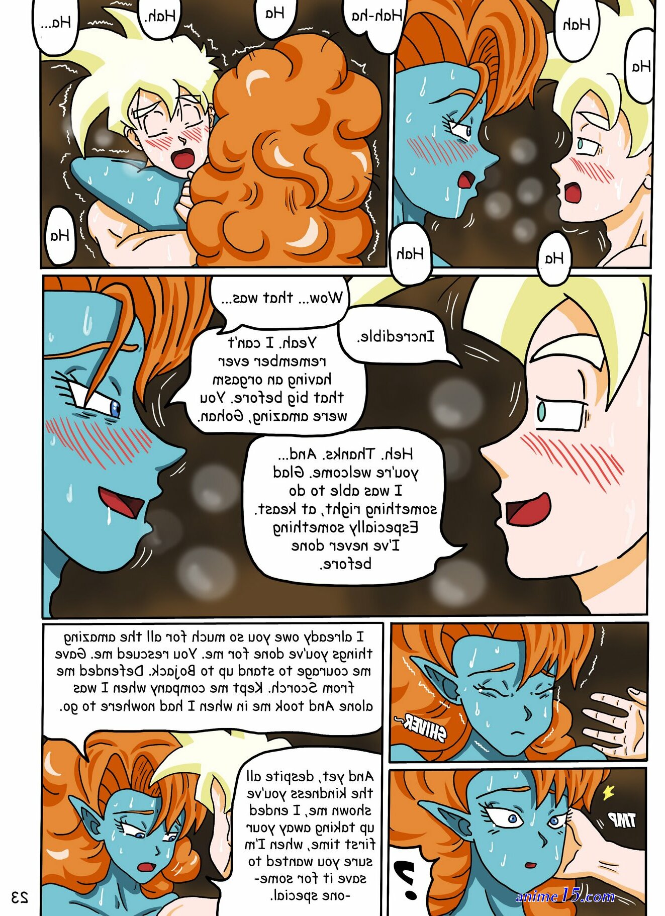 dbz gohan x zangya porn comics