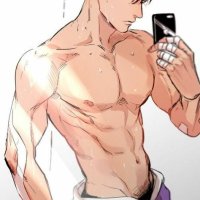 anime cock men body
