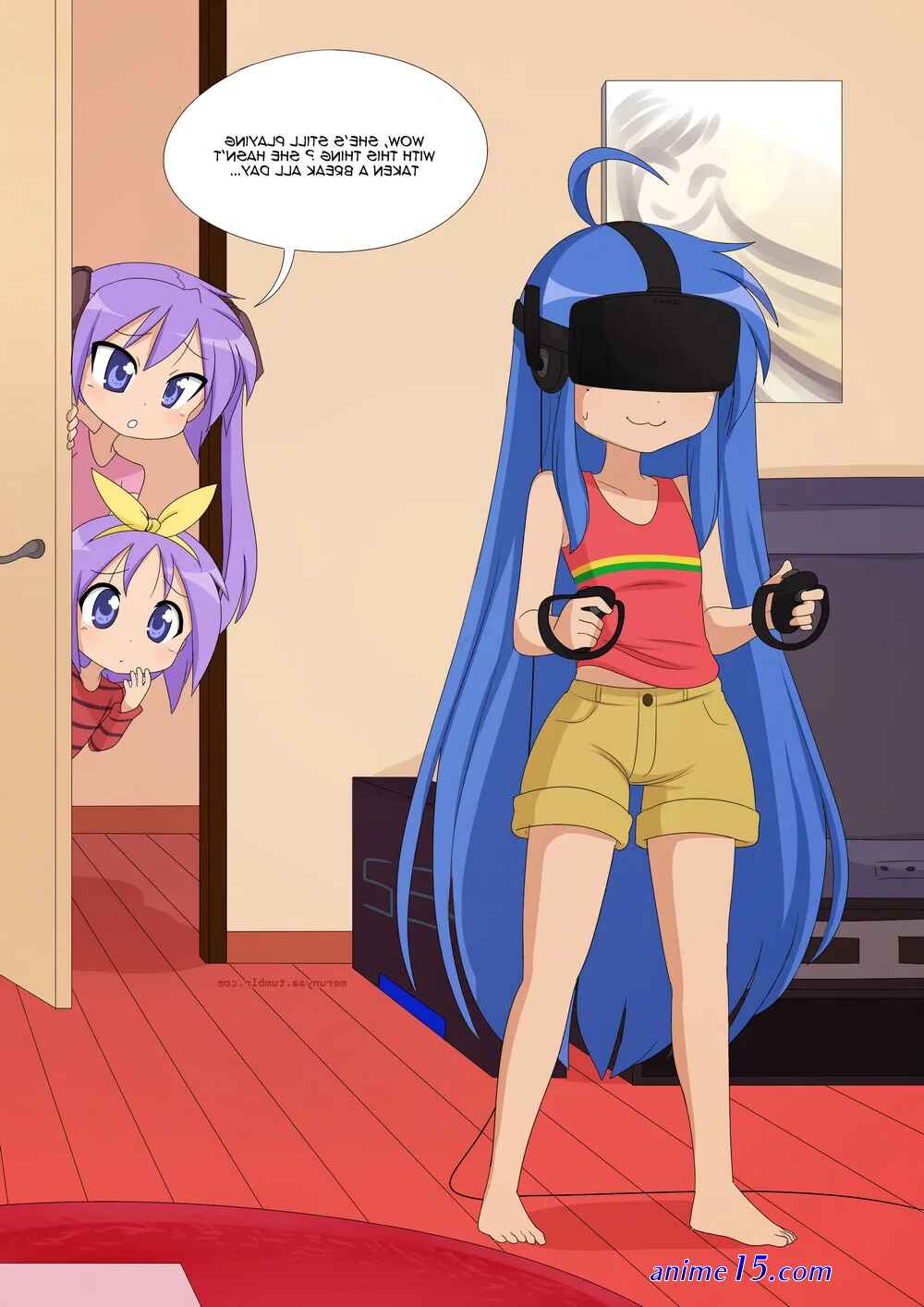 anime girl peeing and vore porn comic
