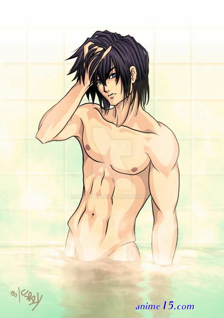 anime cock men body