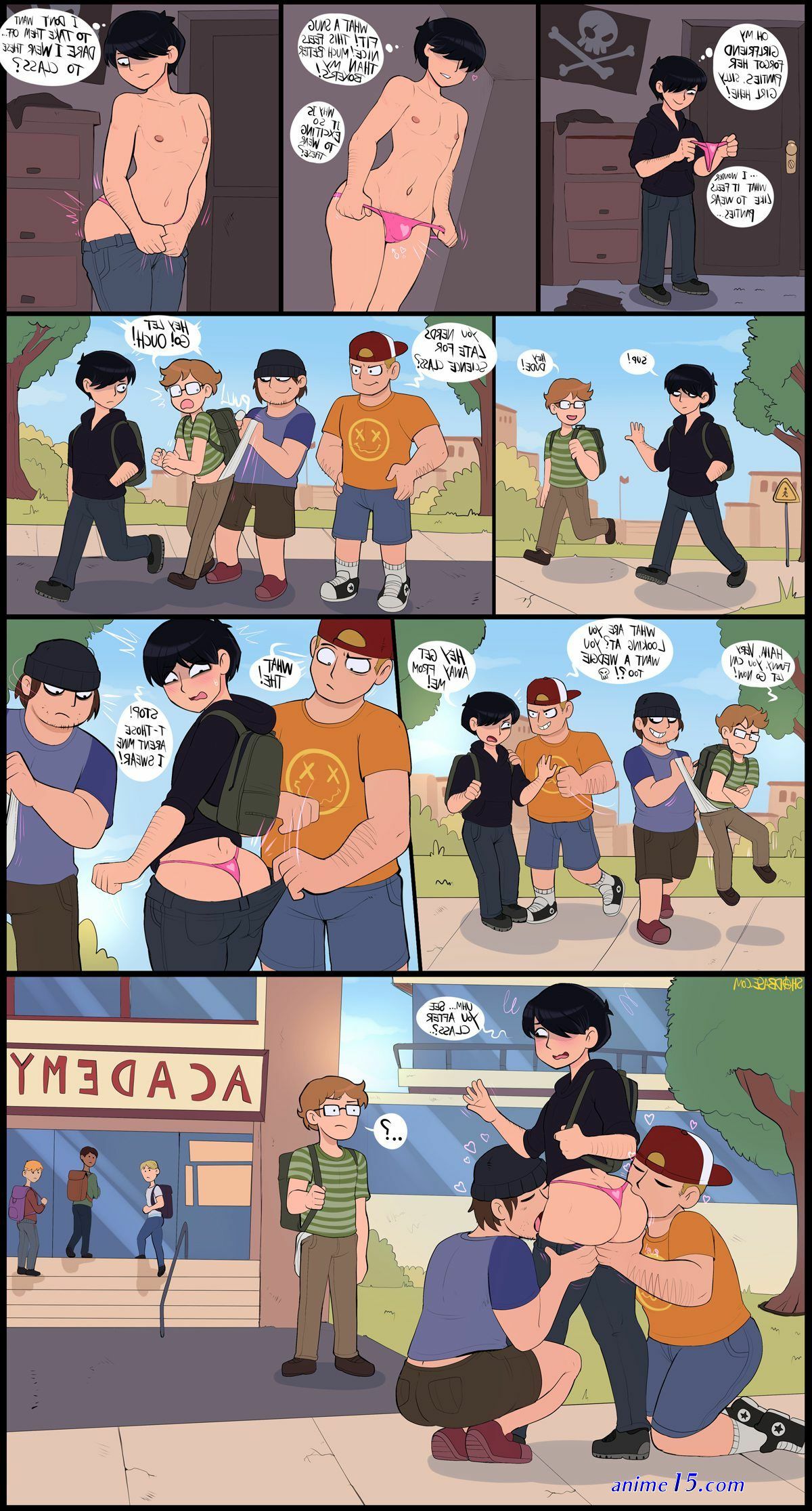 anime girl peeing and vore porn comic