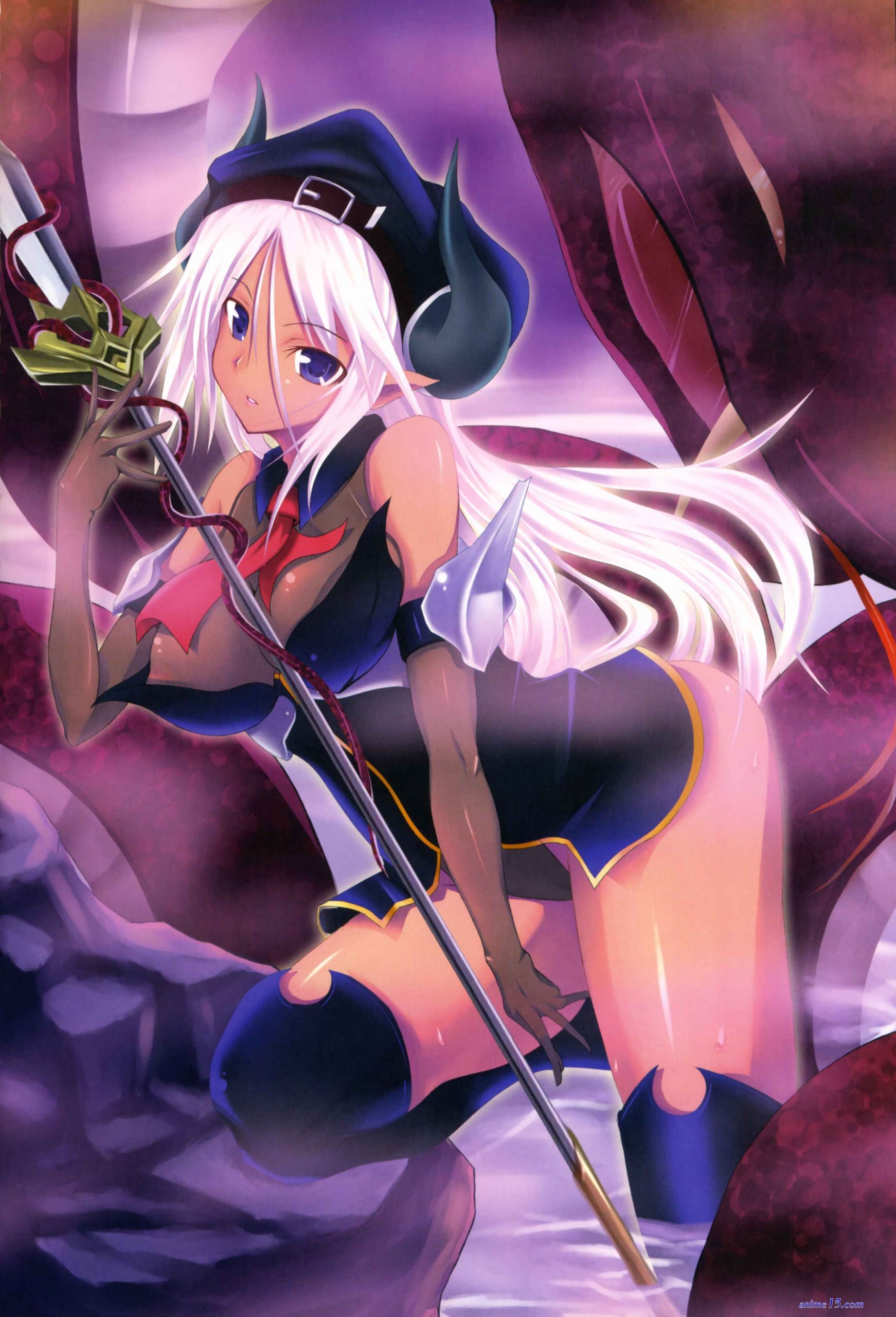 anime pink girl devil porn