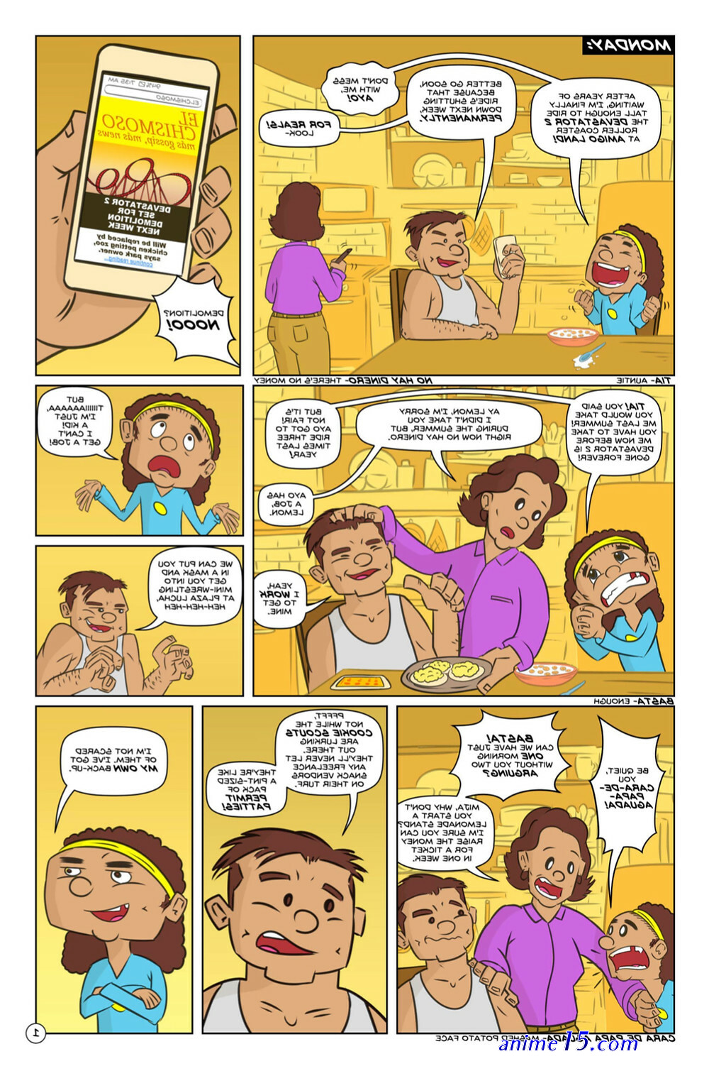 ay papa comics