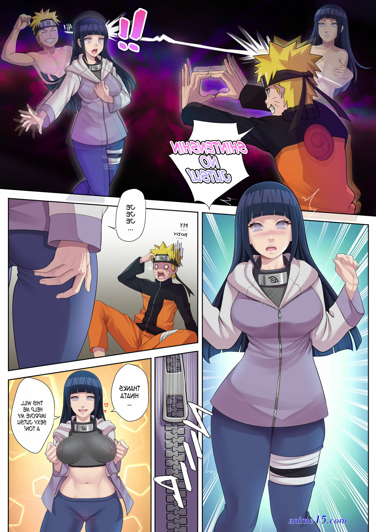 naruto and hinata hentai doujinshi comics