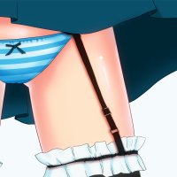 anime girl panties close up