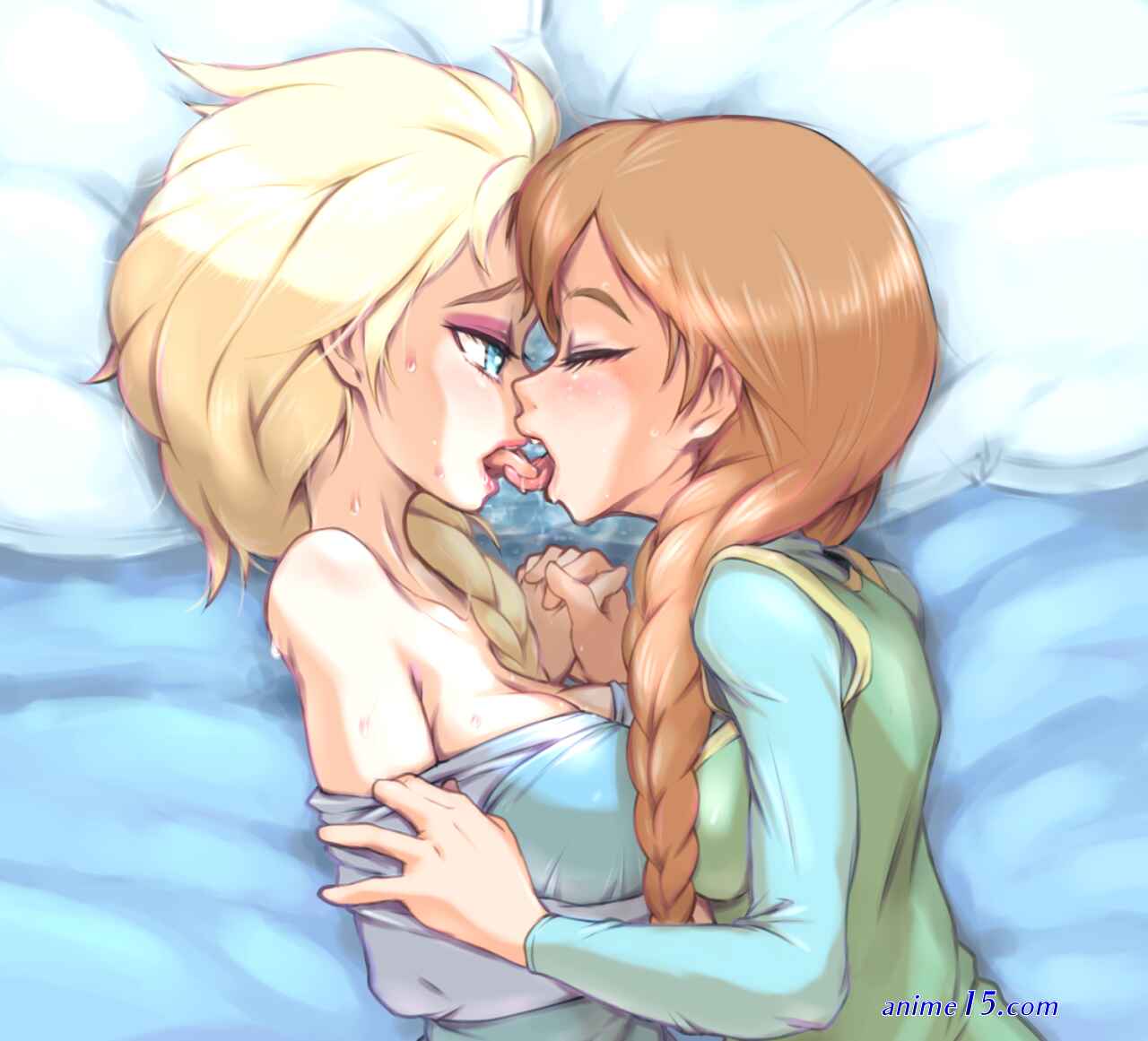 nude anime lesbos