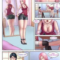 sarada comics naked.