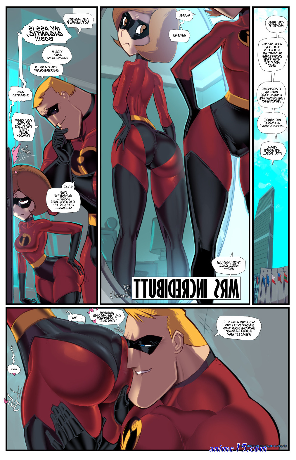 the incredible porn comics