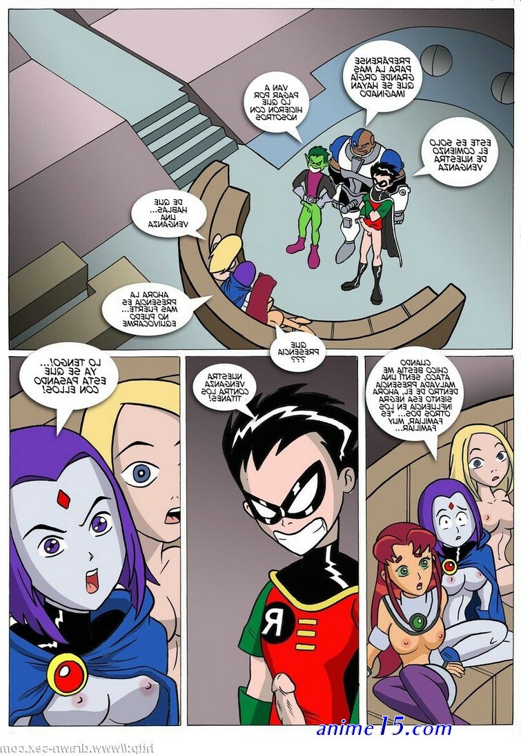 los jovenes titanes comics porno