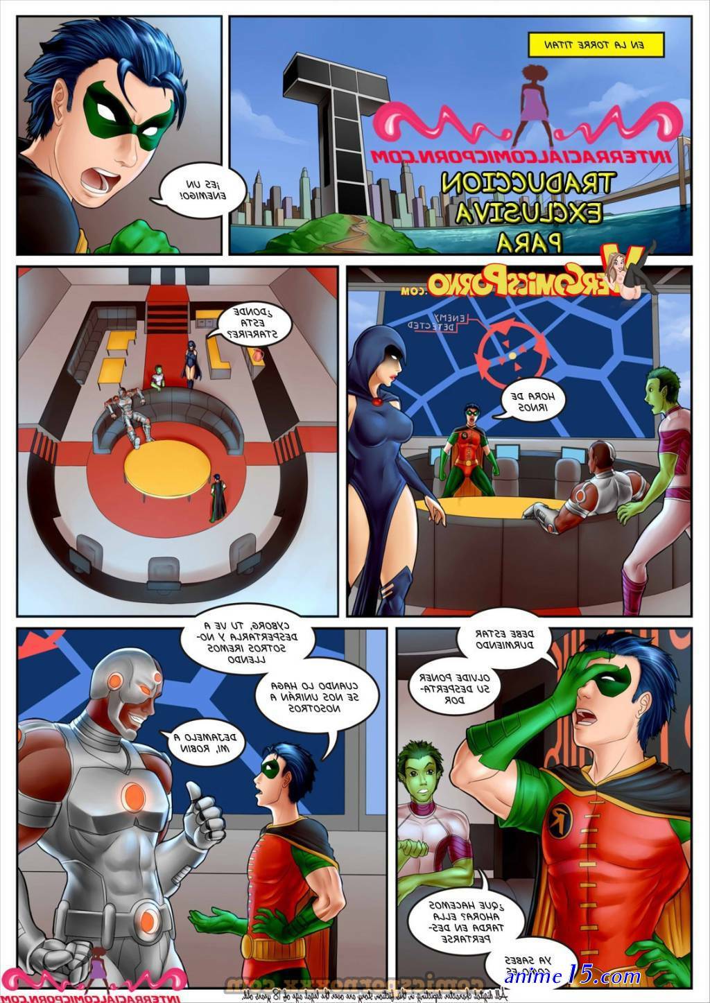 los jovenes titanes comics porno