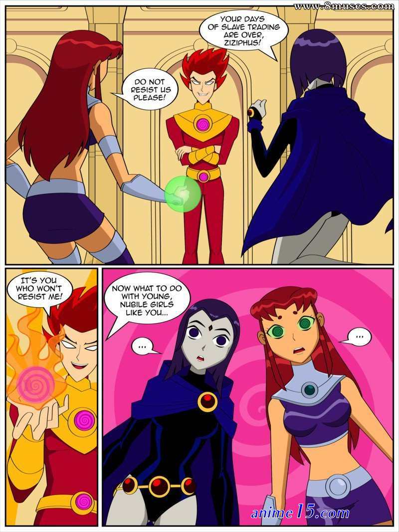 los jovenes titanes comics porno
