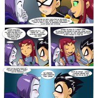 los jovenes titanes comics porno