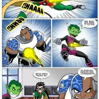 los jovenes titanes comics porno